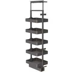 DUCASSE - Despensa extraible 5 niveles 30 cm x 175 cm