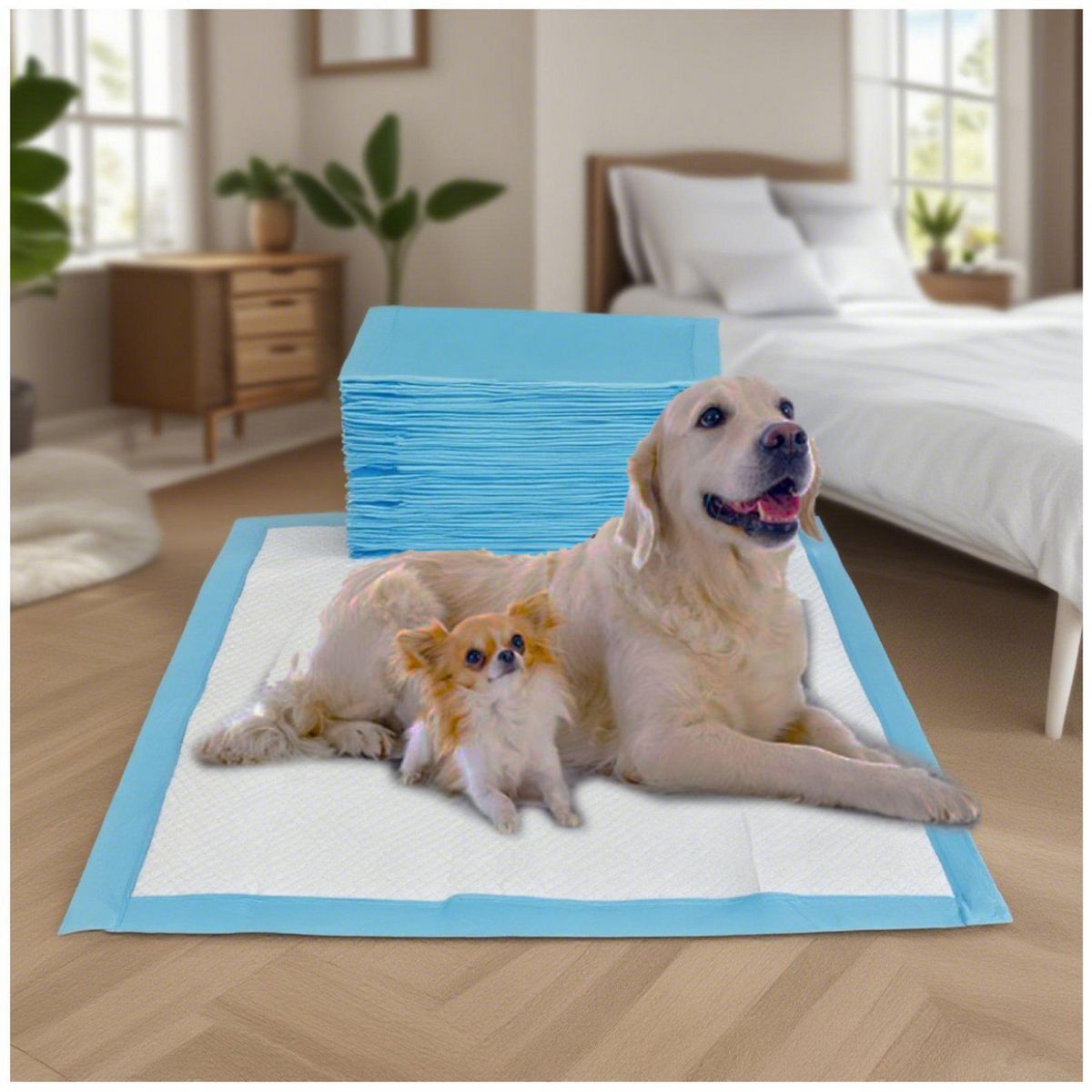 GENERICO - Sabanilla absorbente para Perro 0.5x60x60 cm Blanco