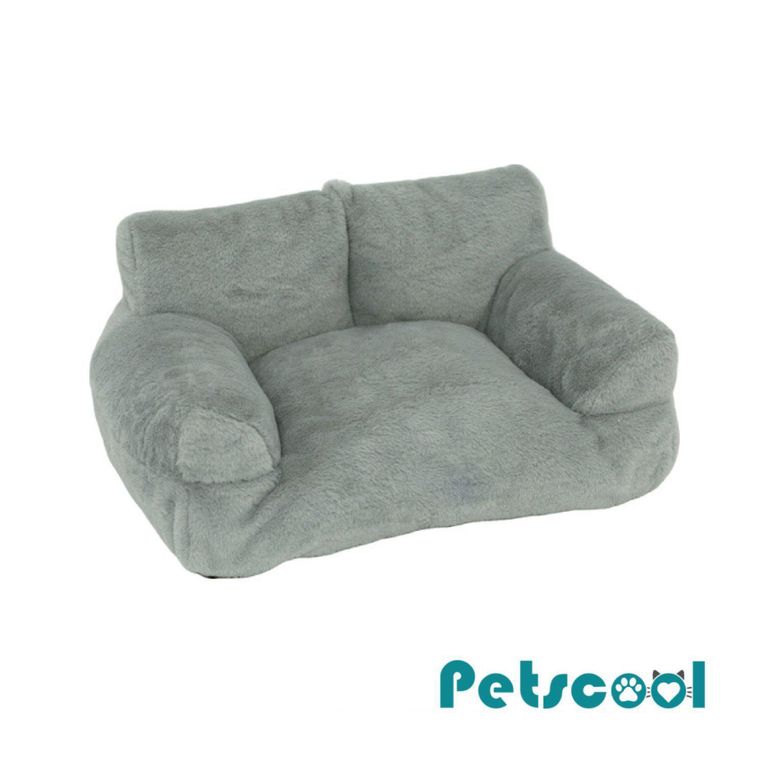 Cama mascota para Perro 26x90x55 cm Gris