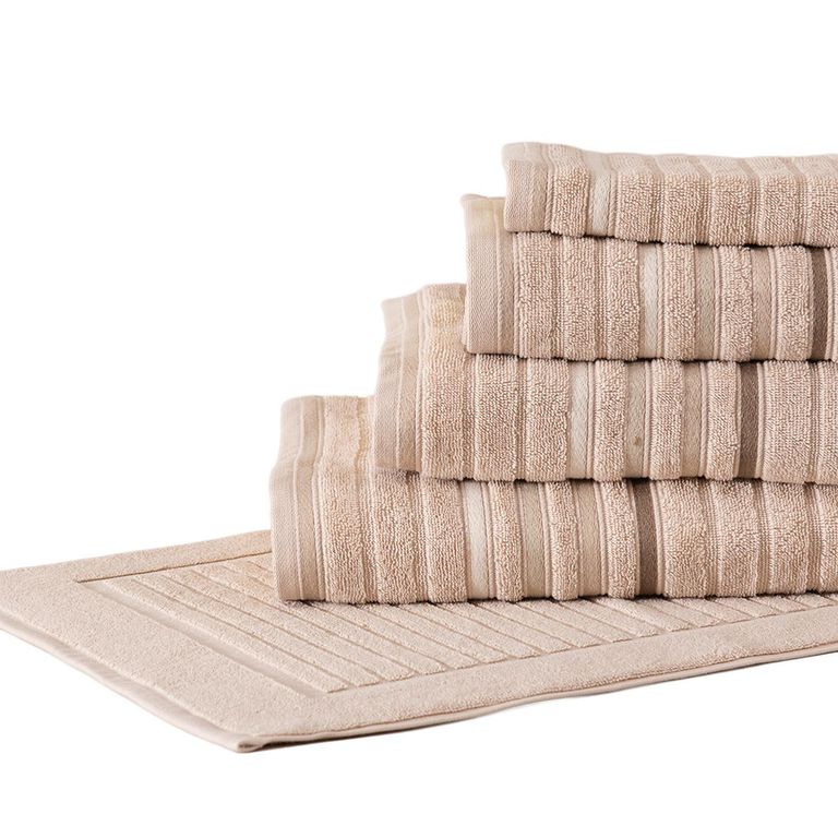 Set de Toallas 450 gr Algodón 70x140 cm Beige