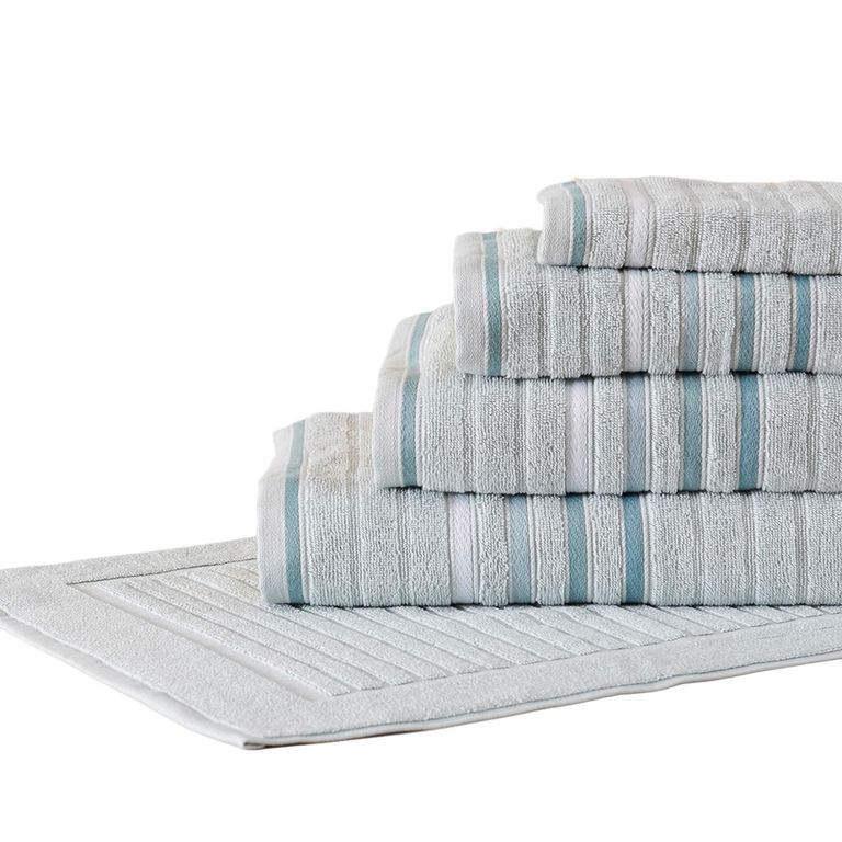 Set de Toallas 450 gr Algodón 70x140 cm Azul