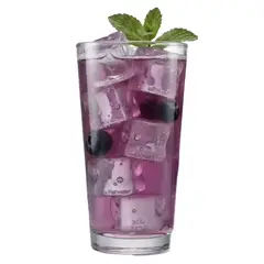 KW - Set 6 Vasos Altos de Vidrio 450 ml Transparente