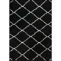 IDETEX - Alfombra 150x200 cm Polipropileno Negro