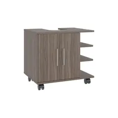 TUHOME - Mueble lavamanos BATH 300 Avellana y Blanco 55x50x41.4 cm