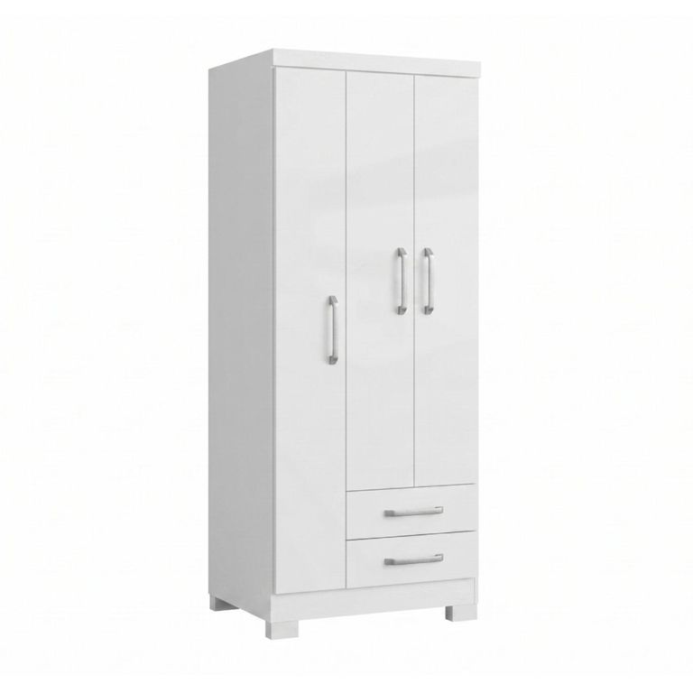 Clóset 3 Puerta(s) 2 Cajón(es) 5 Repisa(s) 83.2x187.4x47.3 cm Blanco