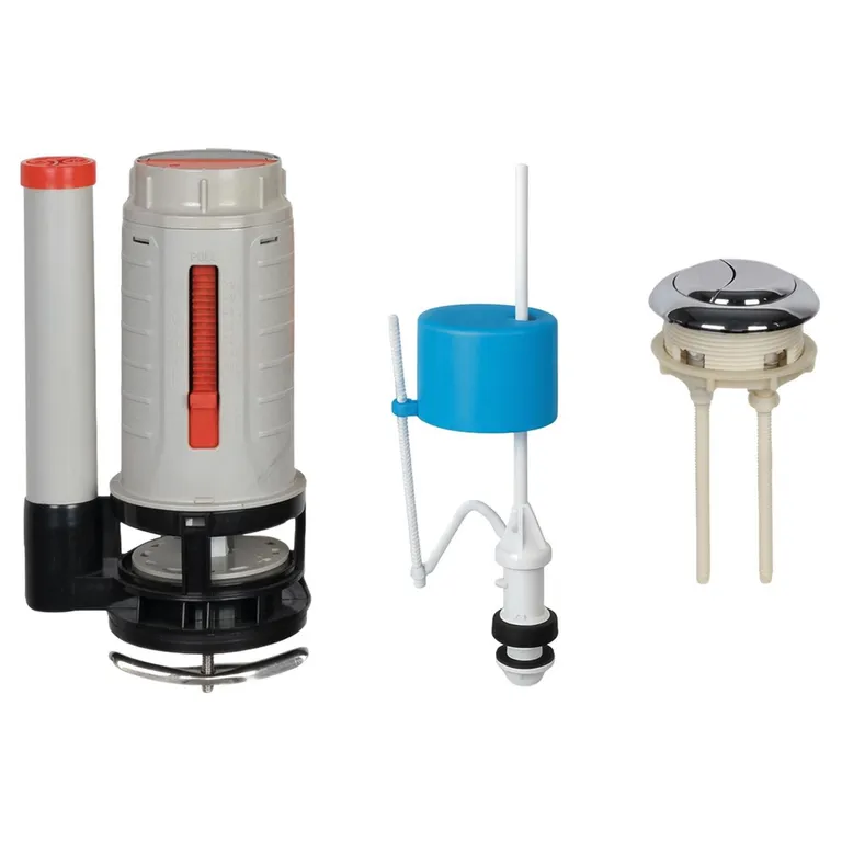 Kit Fitting WC Válvula de admisión + Válvula de descarga + Botonera