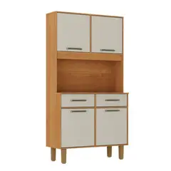 BE DESIGN - Mueble de Cocina Alacena Pop Plus Canela Arena 169.4x90.8x36.3 cm MDP