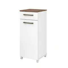 BE DESIGN - Mueble de Cocina Multiuso Auxiliar Ruedas Blanco 86.5x36x36.3 cm MDP