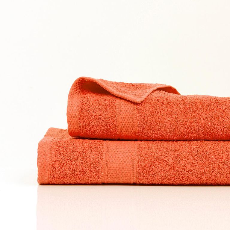 Set de Toallas 400 gr Algodón 68x137 cm Coral