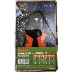 BAUKER - Kit Ferrulera Cuadrada Con Ferrules