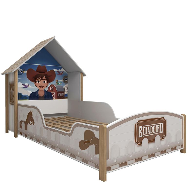 Cama 1 plaza Infantil Vaquero