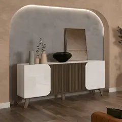 EXIT - Buffet Elegance Off White/Pino 160x46.8x77 cm