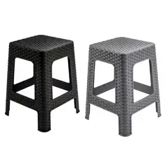 VITALY - Banquito para Terraza Rattan 45x35x35 cm Colores Surtidos