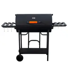 BBQ GRILL - Parrilla a Carbón Montana Tambor + Spiedo Acero Inoxidable