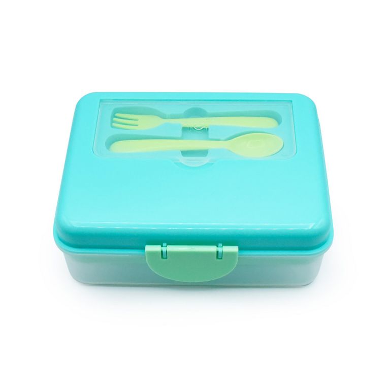 Lonchera Bento Box con Cubiertos - Azul