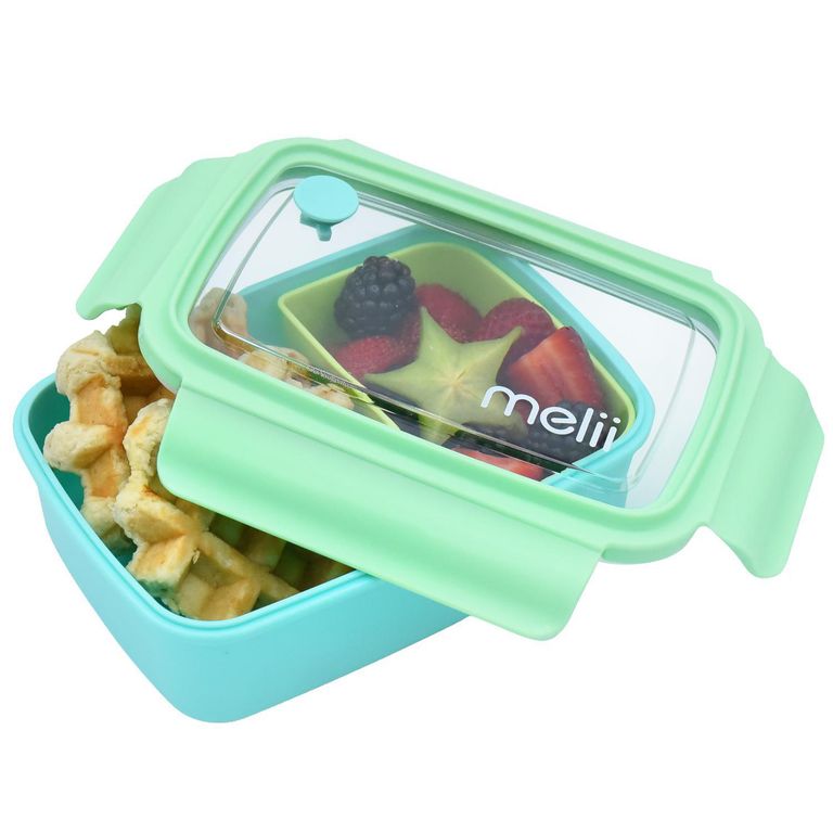 Lonchera Bento Box con Compartimientos 880 ml - Verde