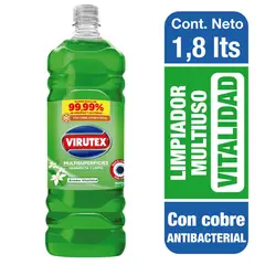 VIRUTEX - Limpiador desinfectante vitalidad 1800 ml