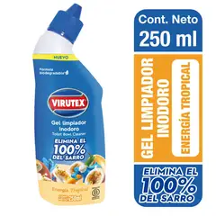 VIRUTEX - Liquido gel inodoro energia tropical 250 ml