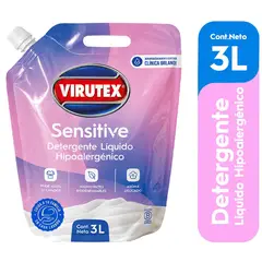 VIRUTEX - Detergente liquido hipoalergénico 3 L