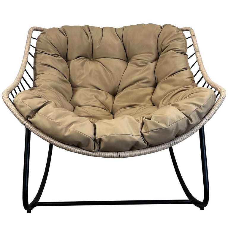 Silla Mecedora para Terraza Rocking Café 80x97x110 cm