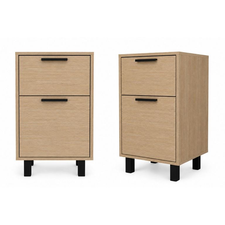 Set 2 Veladores 4 Cajón(es) Secret z-81 41x70x36.3 cm Cartagena/Blanco