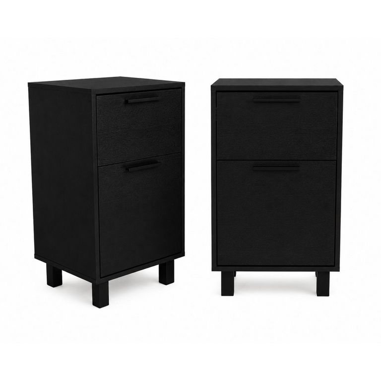 Set 2 Veladores 4 Cajón(es) Z-81 41x70x36.3 cm Wengue