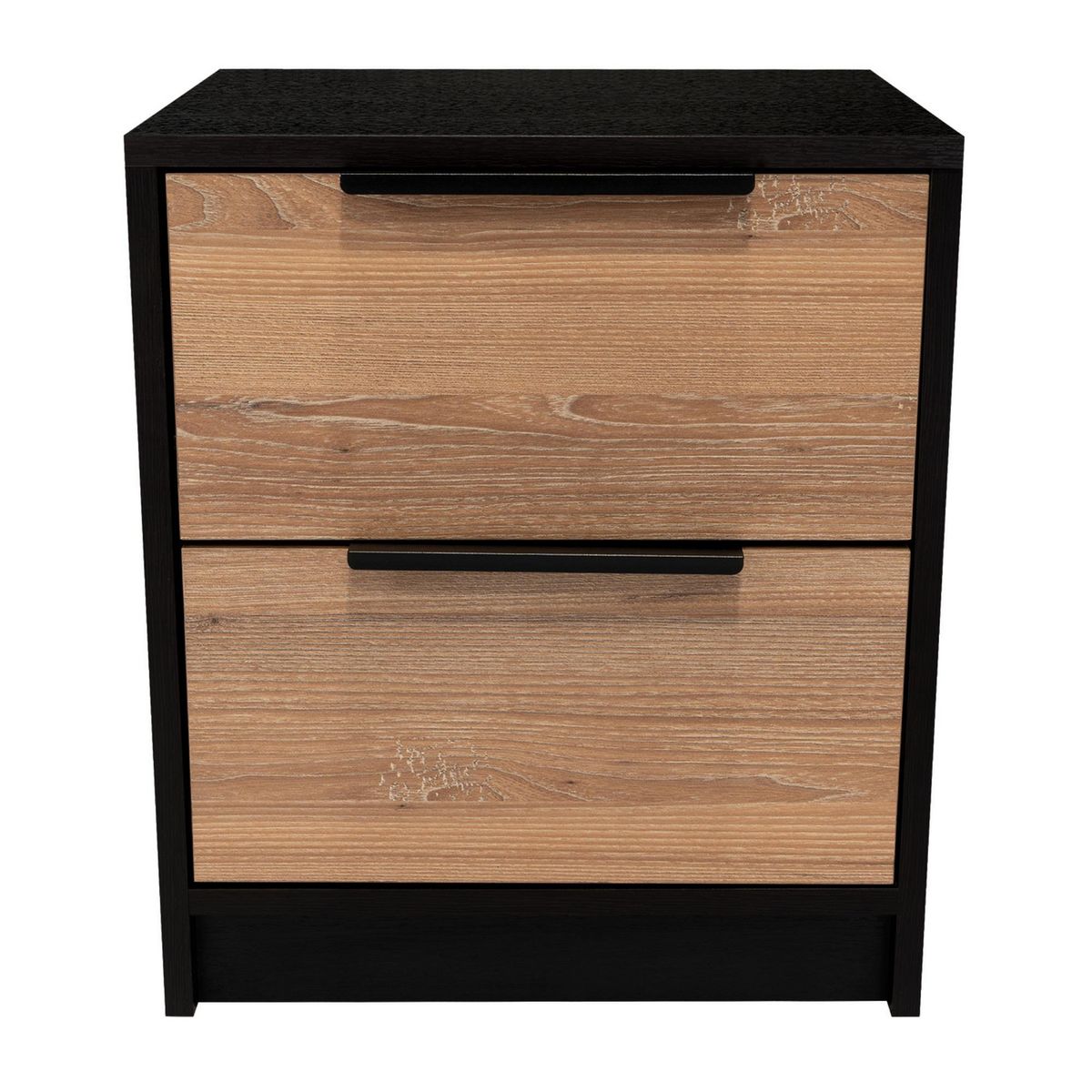 TUHOME - Set 2 Veladores 4 Cajón(es) Kaia 41x48x36.3 cm Wengue/Miel