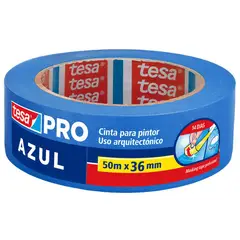 TESA - Cinta enmascarar azul 50 m x 36 mm