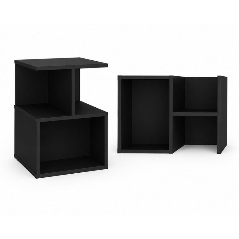 Set 2 Veladores Ocaso 35x48.2x35 cm Wengue
