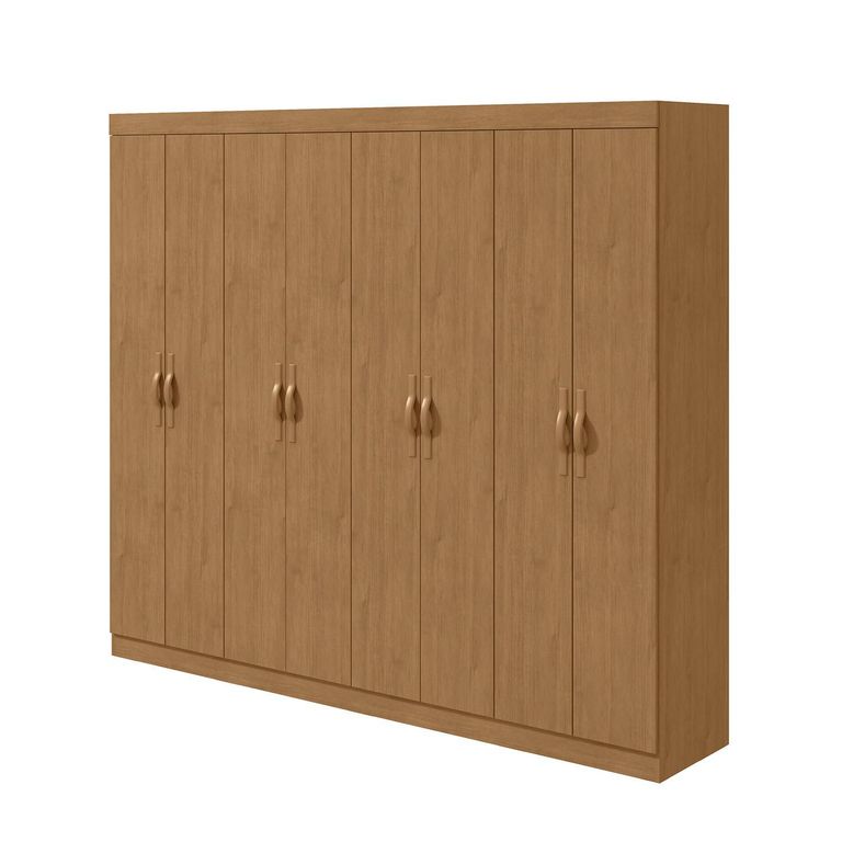 Clóset 8 Puerta(s) 6 Cajón(es) 3 Repisa(s) 205x236x47 cm Café