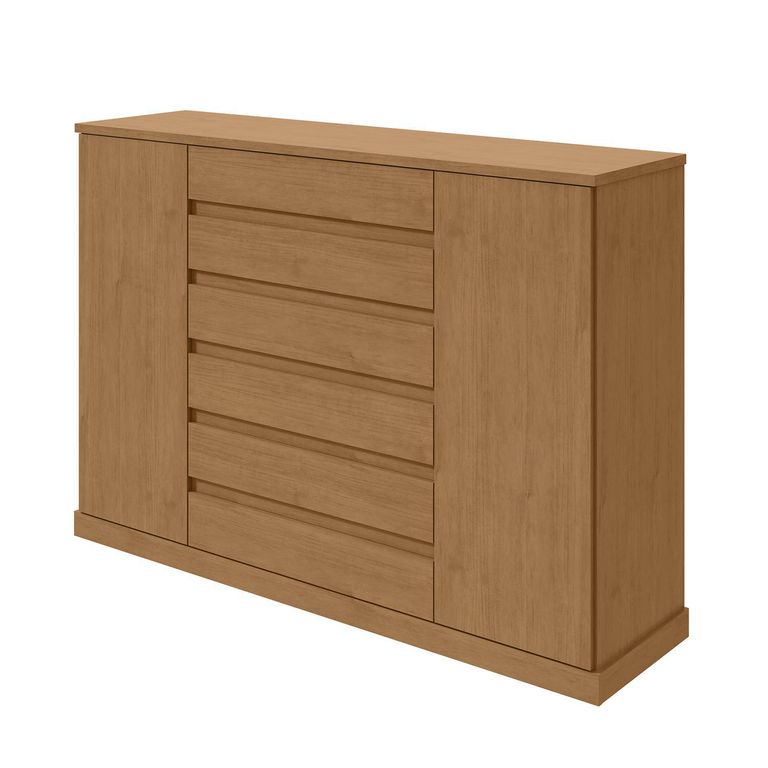 Cómoda 7 Cajón(es) Vedra 173x119x46 cm Café