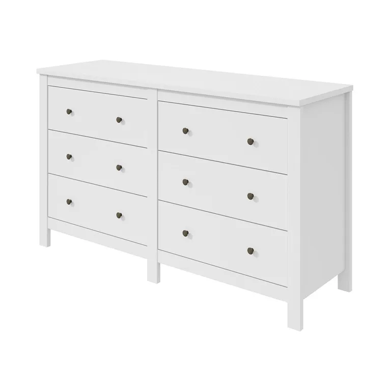 Cómoda 6 Cajón(es) Maggiore 163x95x49 cm Blanco