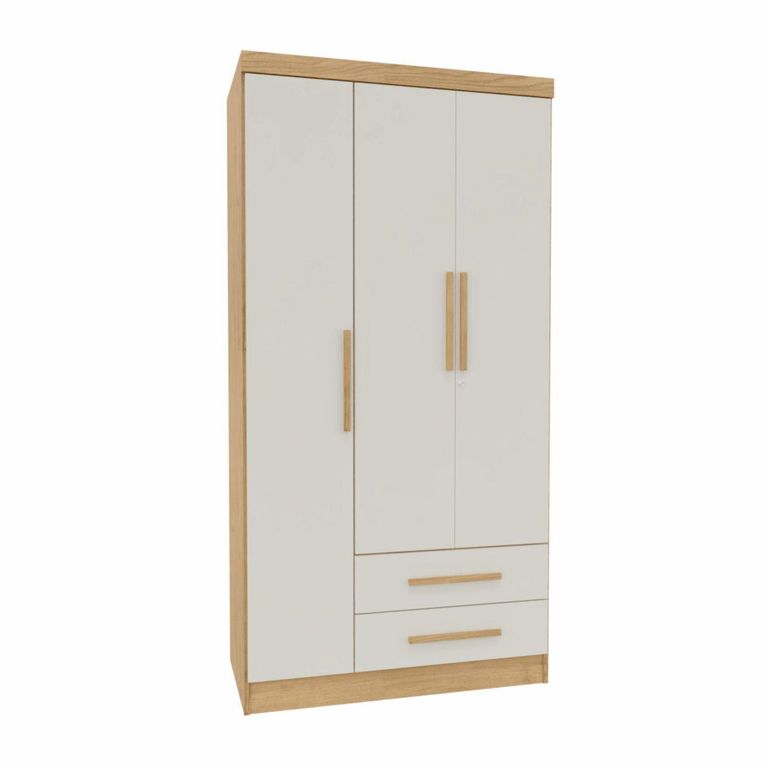 Clóset 3 Puerta(s) 2 Cajón(es) 3 Repisa(s) 91x180x46.8 cm Arena