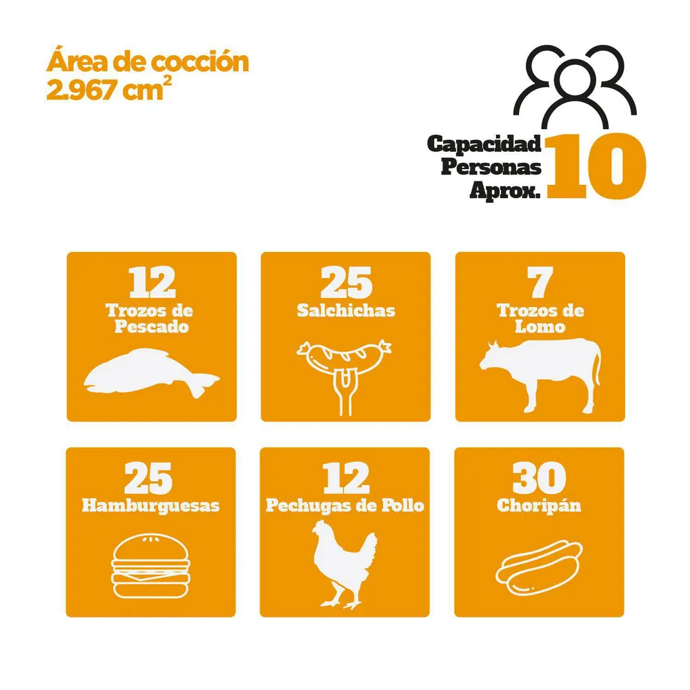 Bbq Grill Buffalo Grey 4 Quemadores, foto 4