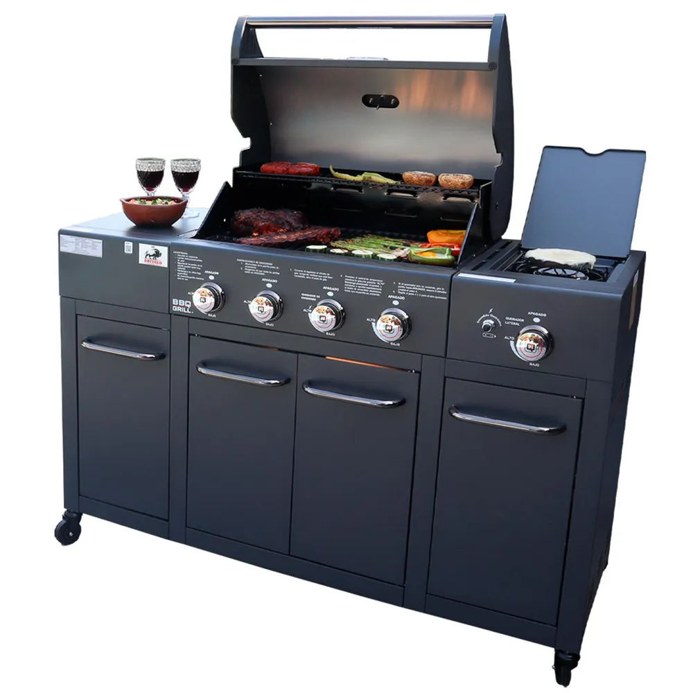 Bbq Grill Buffalo Grey 4 Quemadores, foto 6
