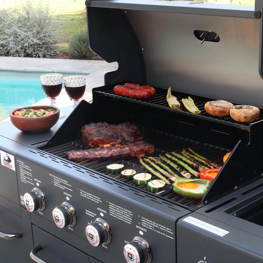 Bbq Grill Buffalo Grey 4 Quemadores, foto 8