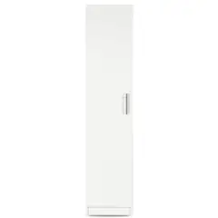 KHOR - Mueble despensa cocina multiuso 1 puerta 35x160x31,5 cm blanco