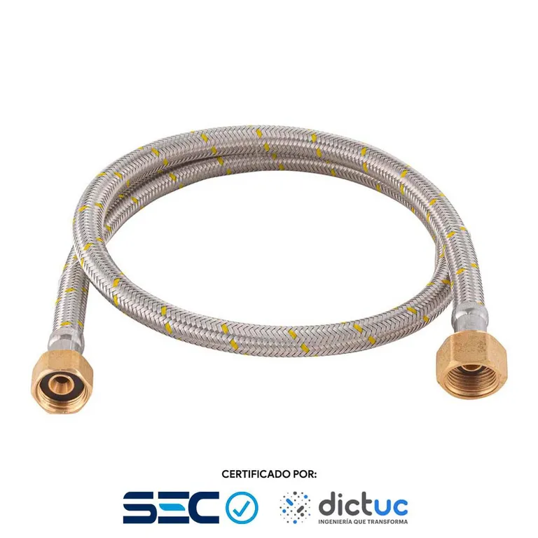 Flexible para Gas 1/2 x 1/2 HI-HI 60 cm