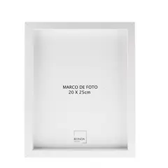 RONDA - Marco Foto 20x25 cm Blanco MDF
