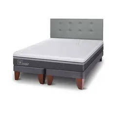 CIC - Cama 2 plazas Europea Ortopedic Advance Gris