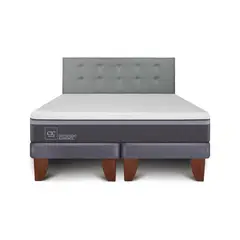 CIC - Cama King Europea Ortopedic Advance Gris
