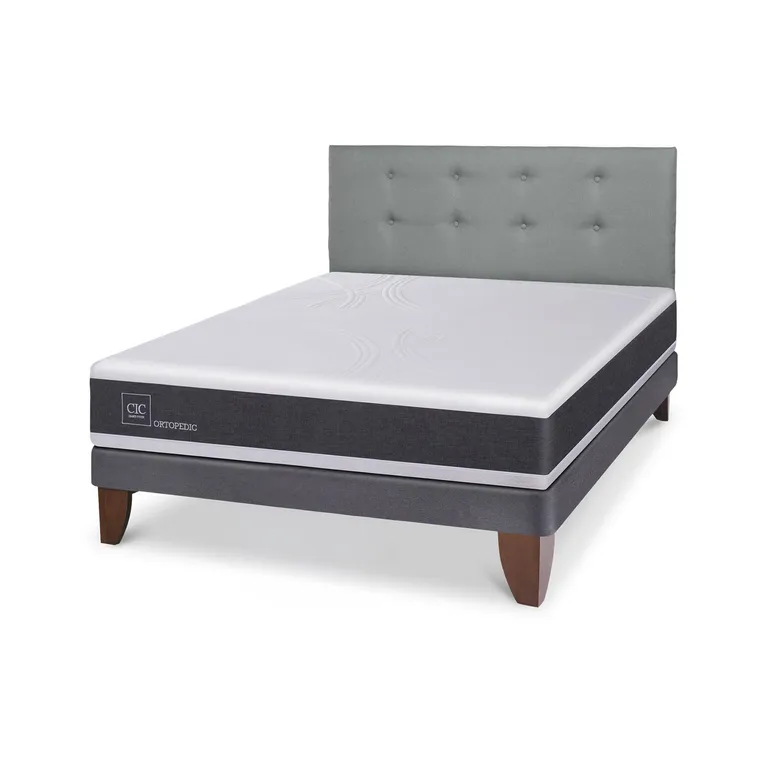 Cama 2 plazas Europea Ortopedic Gris