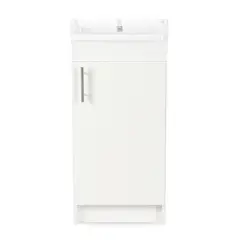 KHOR - Kit mueble logia lavadero 15 lt + cubierta blanco