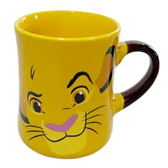 DISNEY - Tazón Caja 400 ml Cerámica Rey León Amarillo