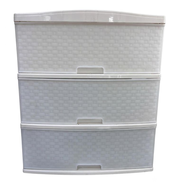 Cómoda 4 Cajón(es) Kusi 55x100x65 cm Blanco