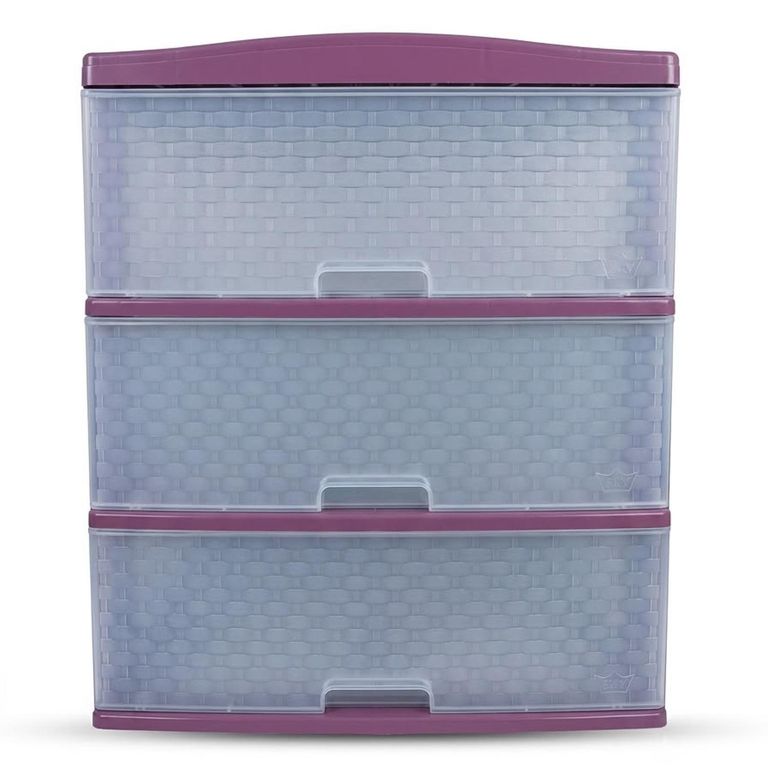 Cómoda 4 Cajón(es) Kusi 55x100x65 cm Violeta