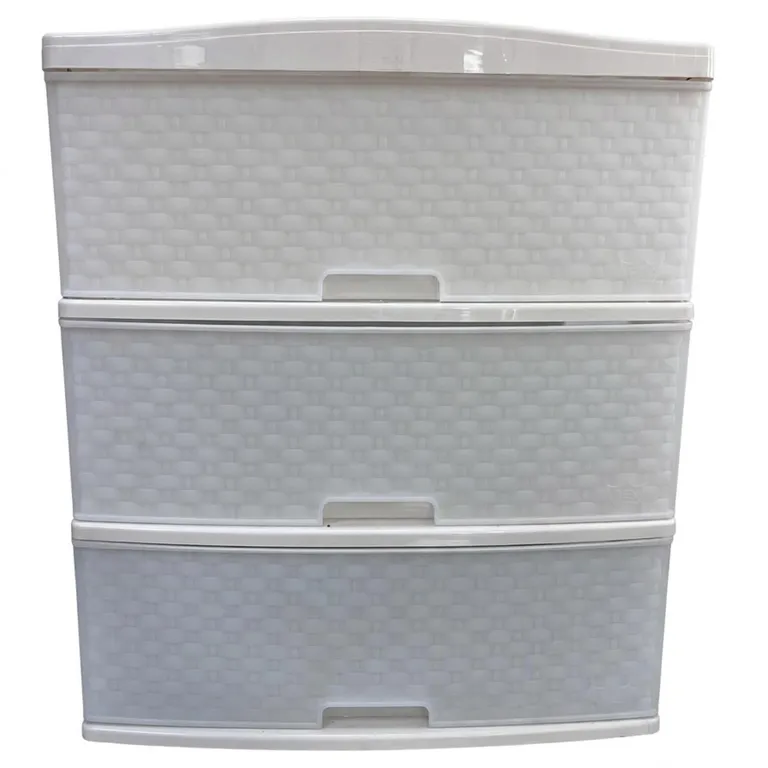 Cómoda 3 Cajón(es) Kusi 55x64x39.5 cm Taupe