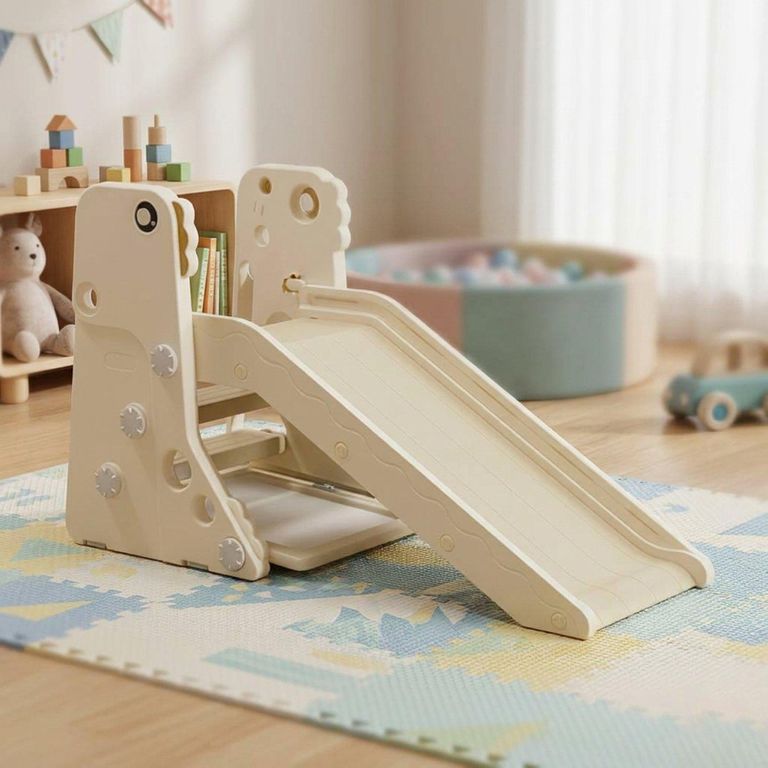Resbalín Infantil Plegable 38x65x112 cm Crudo