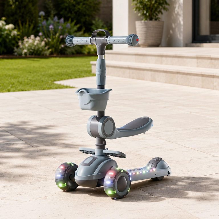 Scooter con Asiento Gris Desde 18 meses