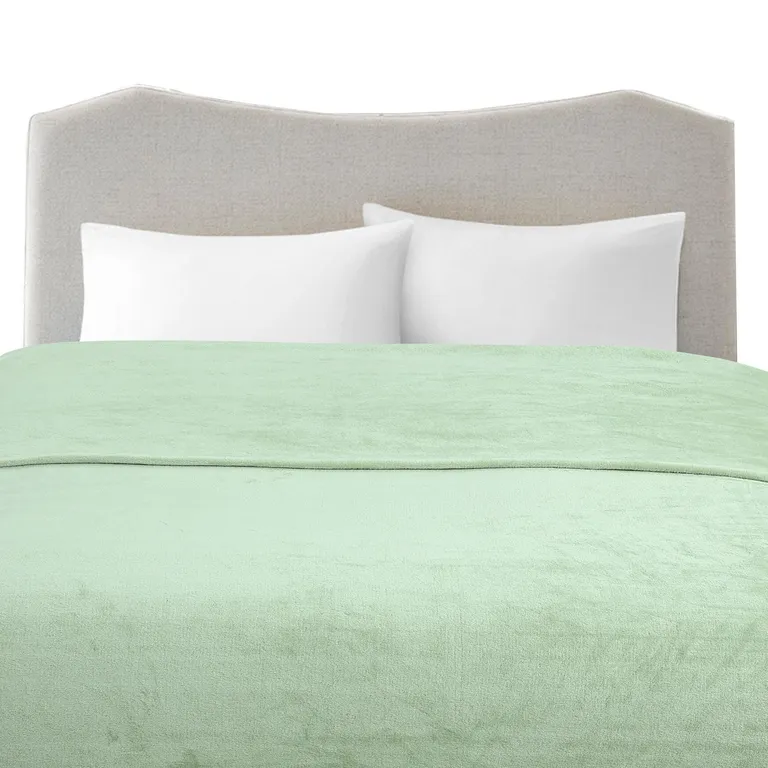 Frazada Flannel 1.5 plazas Olivo